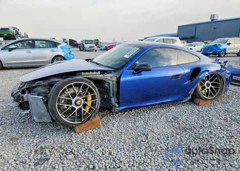 2018 Porsche 911 Turbo из США, поврежденный, VIN WP0AD2A91JS156295